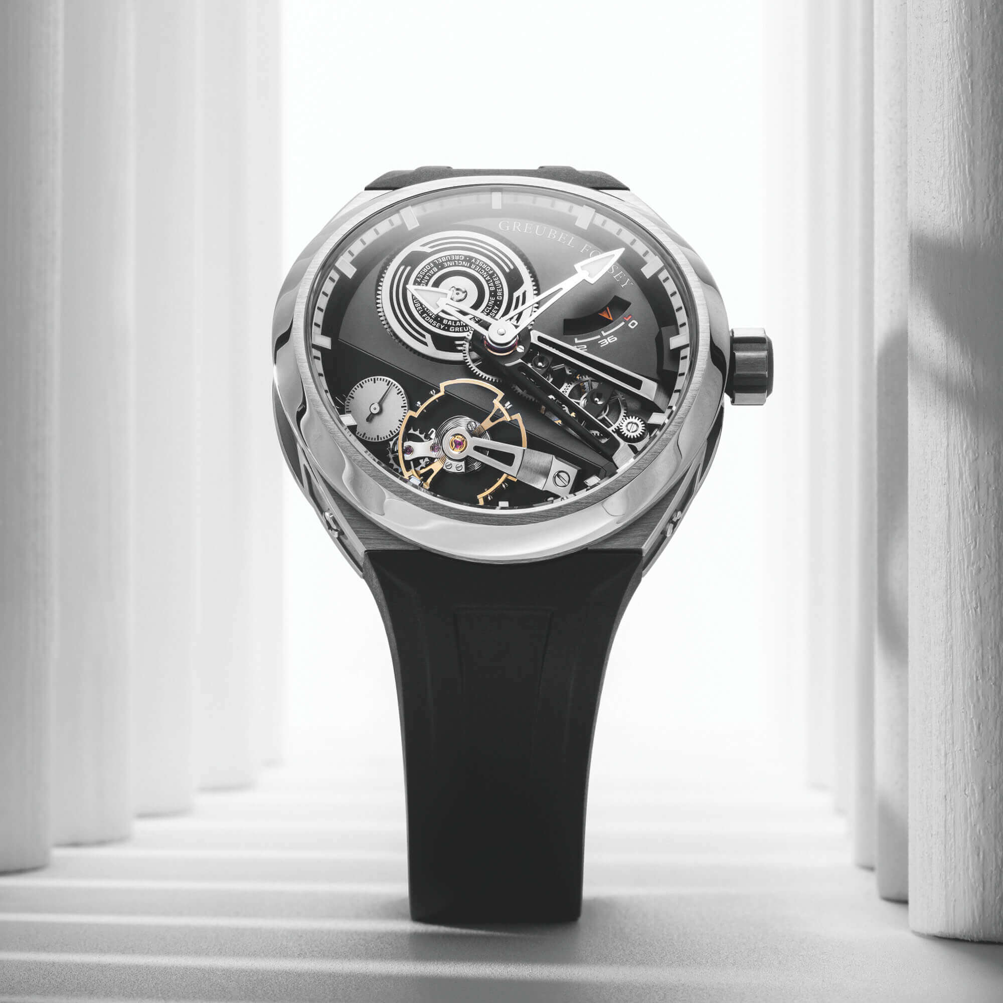 greubel forsey balancier convexe s2 grey 41 5mm a - Greubel Forsey