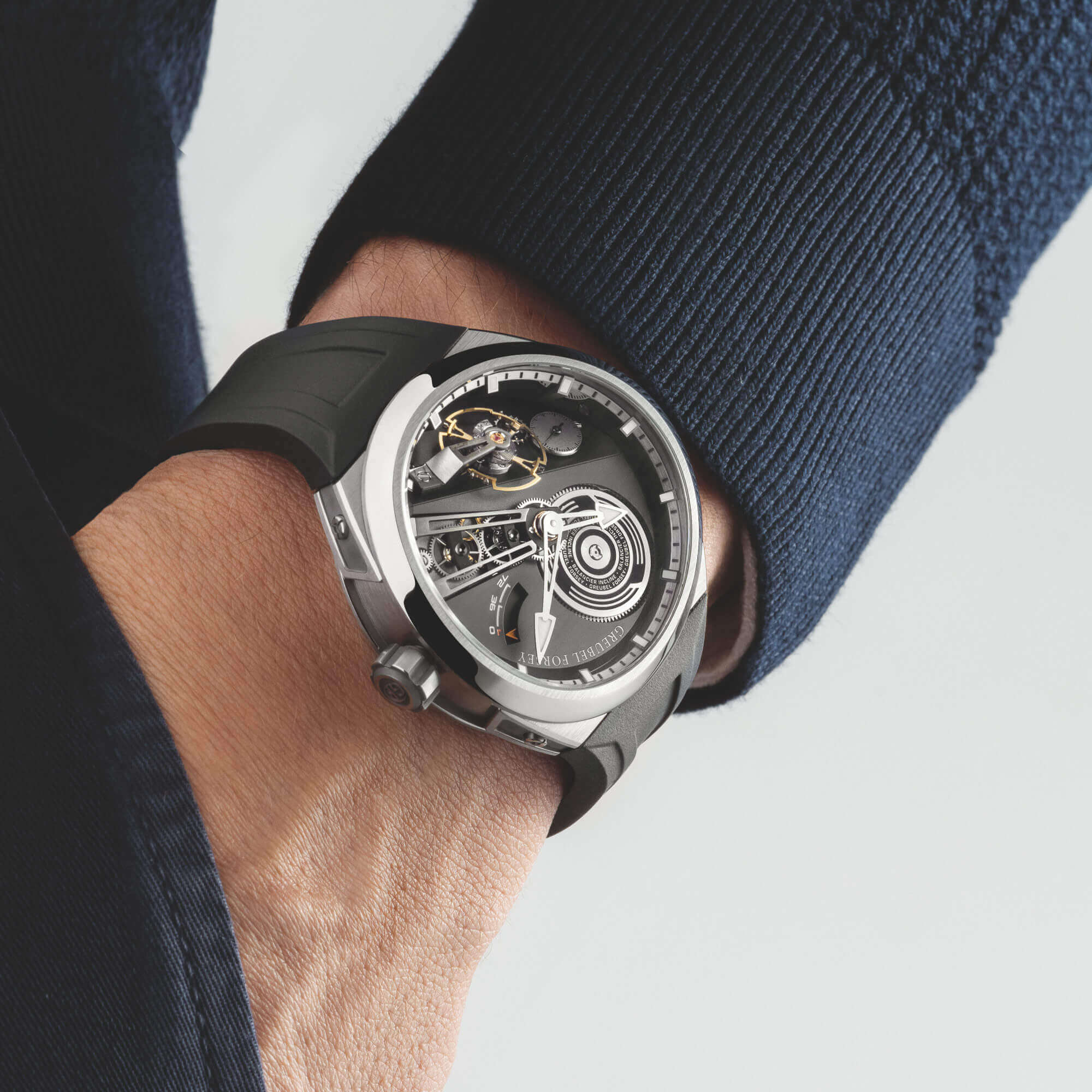 greubel forsey balancier convexe s2 grey 41 5mm c - Greubel Forsey